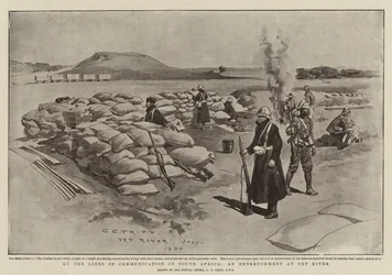 On the Lines of Communication in South Africa, An Entrenchment at Vet River